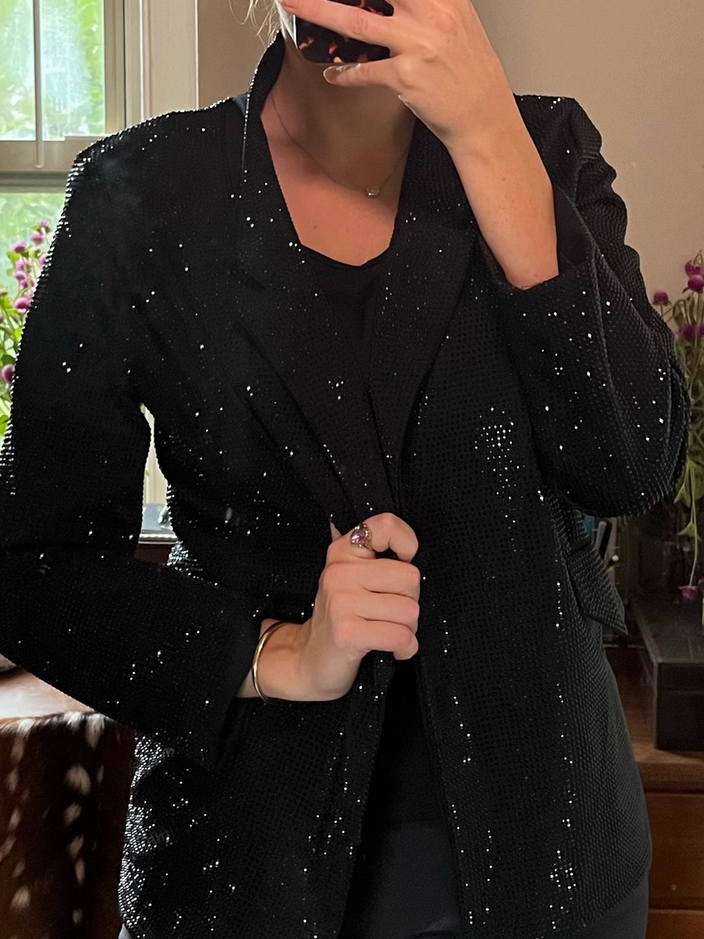 Rhinestone Blazer - Thomas Runway Boutique